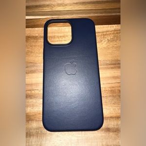 iPhone 14 Pro Max Apple Leather Case, MagSafe